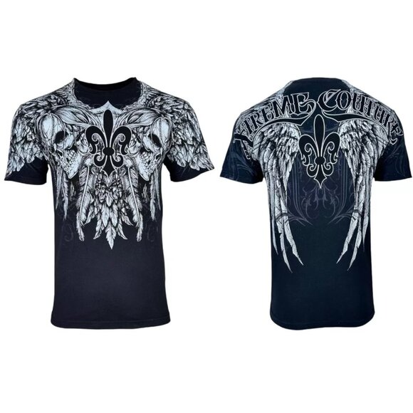 Xtreme Couture by Affliction Men's T-Shirt Gatherer Biker Tattoo S-5XL - Picture 2 of 8